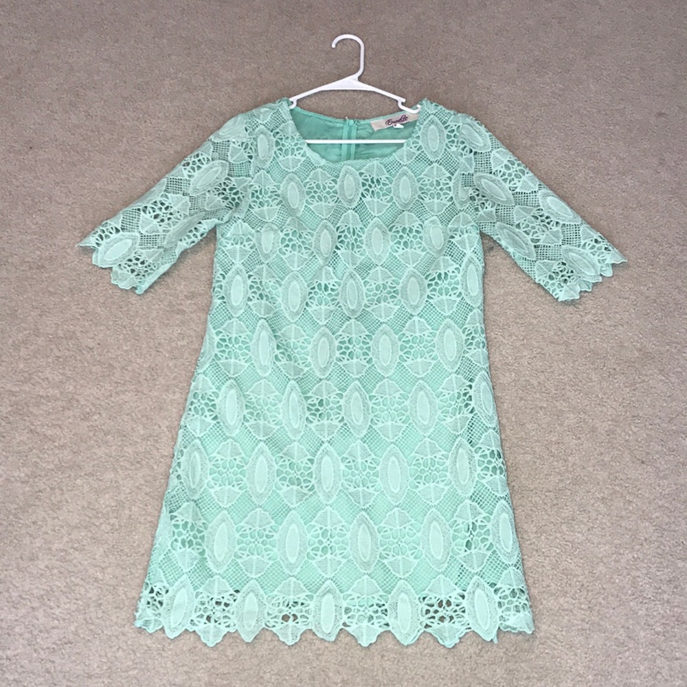 Mint green Francesca’s Easter dress